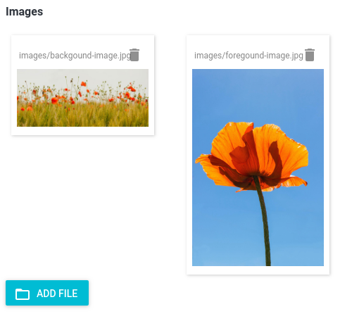Bundle Manager together with a Bundle Image Thumbnail